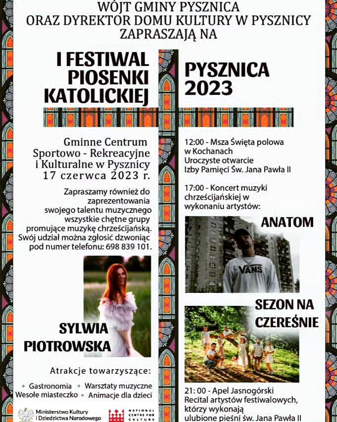 I Festiwal Muzyki Chrześcijańskiej ZAPROSZENIE